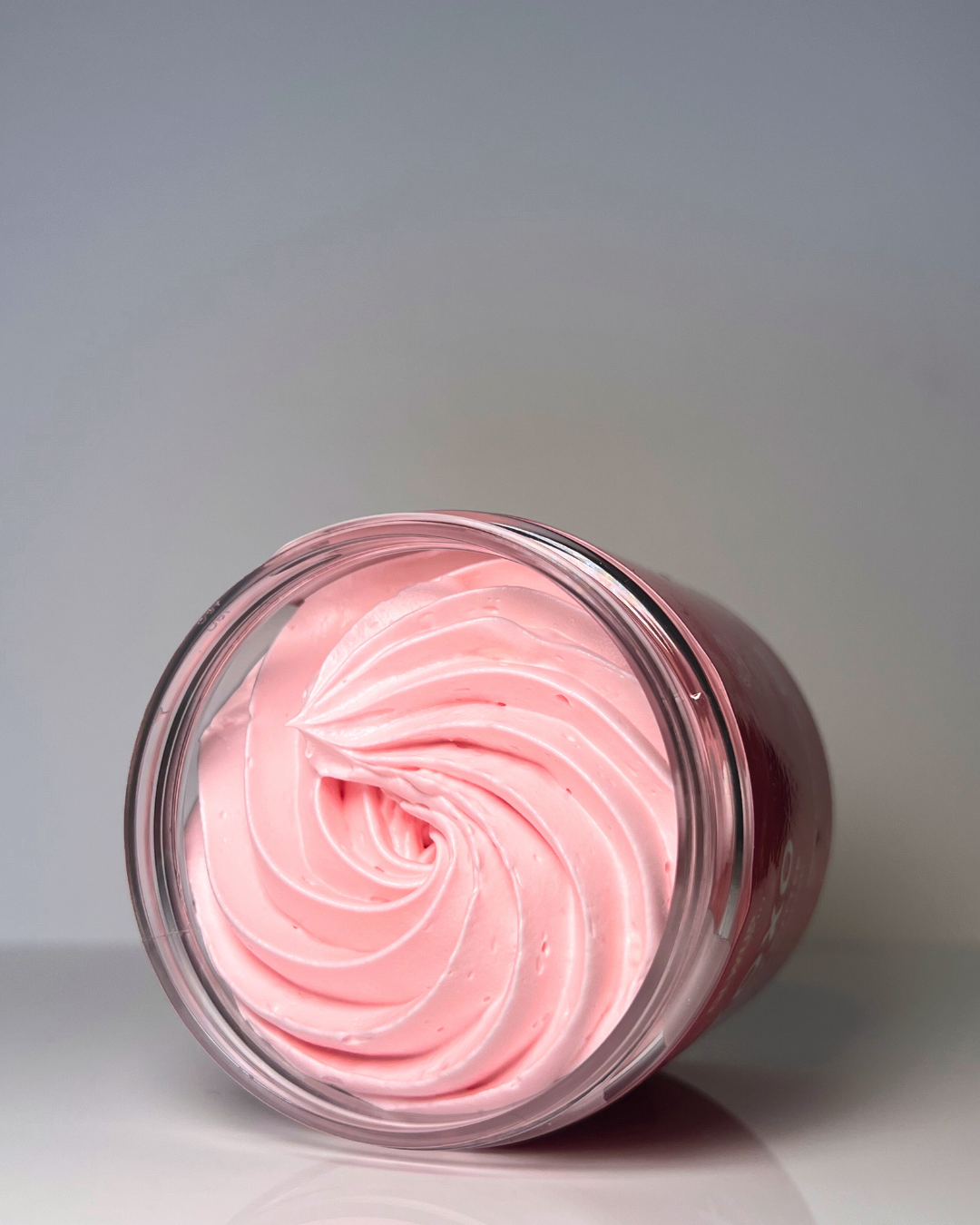 cherry almond body butter, body butter, body butter swirl, natural skincare, cherry body butter