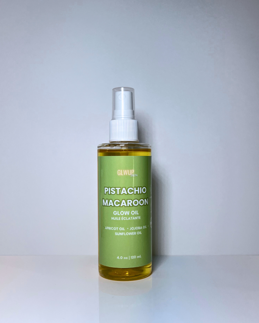 body oil, gourmand body oil, pistachio macaroon body oil